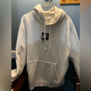 Nike Fleece White Sweatshirt Size XL